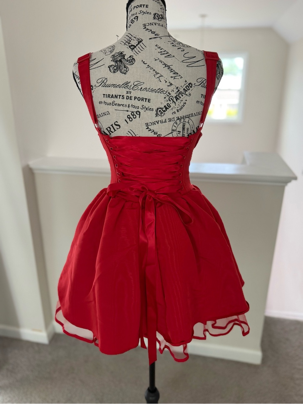 NWT Dolls Kill Sugar Thrillz Magic Moves Corset Dress - Red - Size 1X